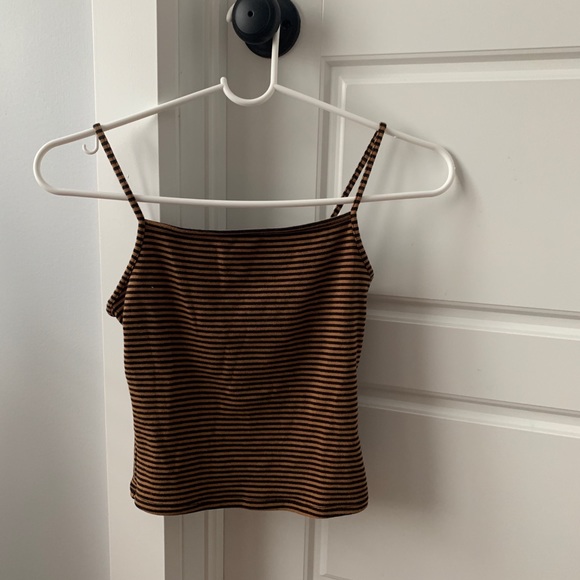 brown and black tank top - Picture 2 of 3